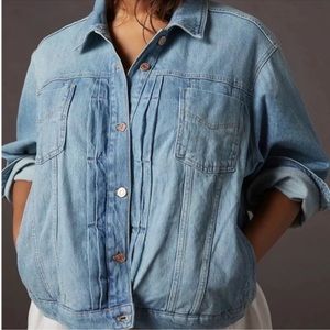 Anthropologie Pilcro Comeback boyfriend Denim Jacket
